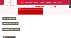 Desktop Screenshot of amruthavani.com